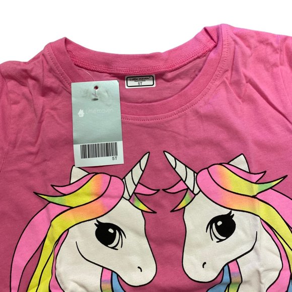 Little Maven Summer Short and Top Clothing Set-5T - Picture 6 of 6